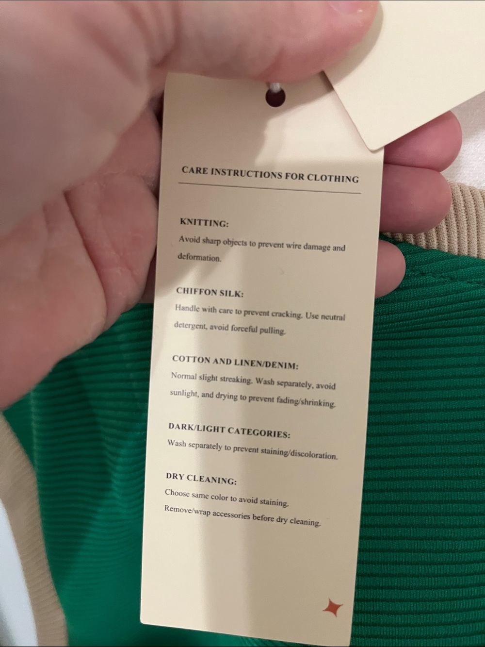 Green Shift Dress with Cream Trim — Womens 2XL Dress - Picture 4 of 8